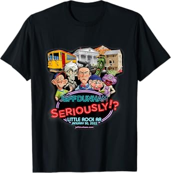 Jeff Dunham Little Rock, AR T-Shirt