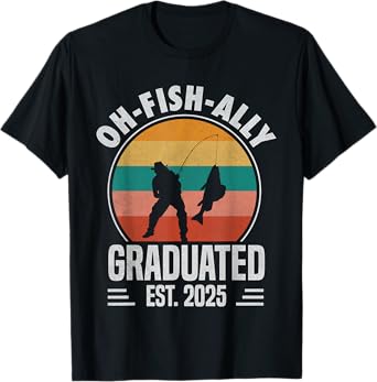 O-Fish-Ally 2025 Graduated Funny Class of 2025 seniors grad T-Shirt