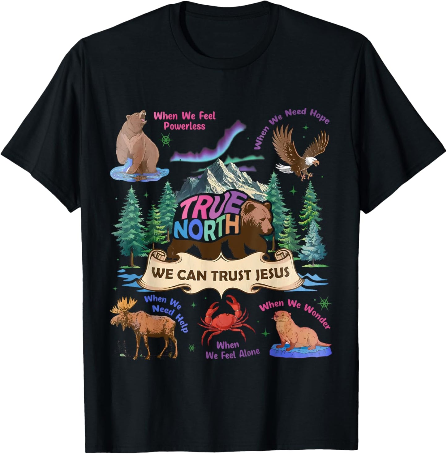 True North VBS 2025 Trusting Jesus Wilderness Christian T-Shirt