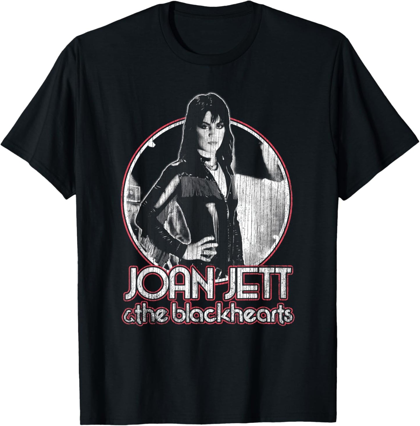 Joan Jett and the Blackhearts - Circle Portrait T-Shirt