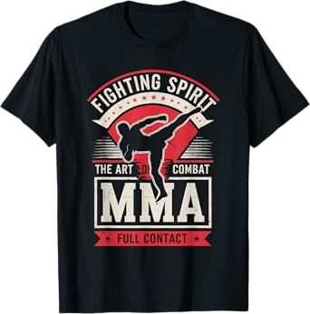 MMA Tshirt Men Women Mixed Martial Arts Fighter Club Sports T-Shirt