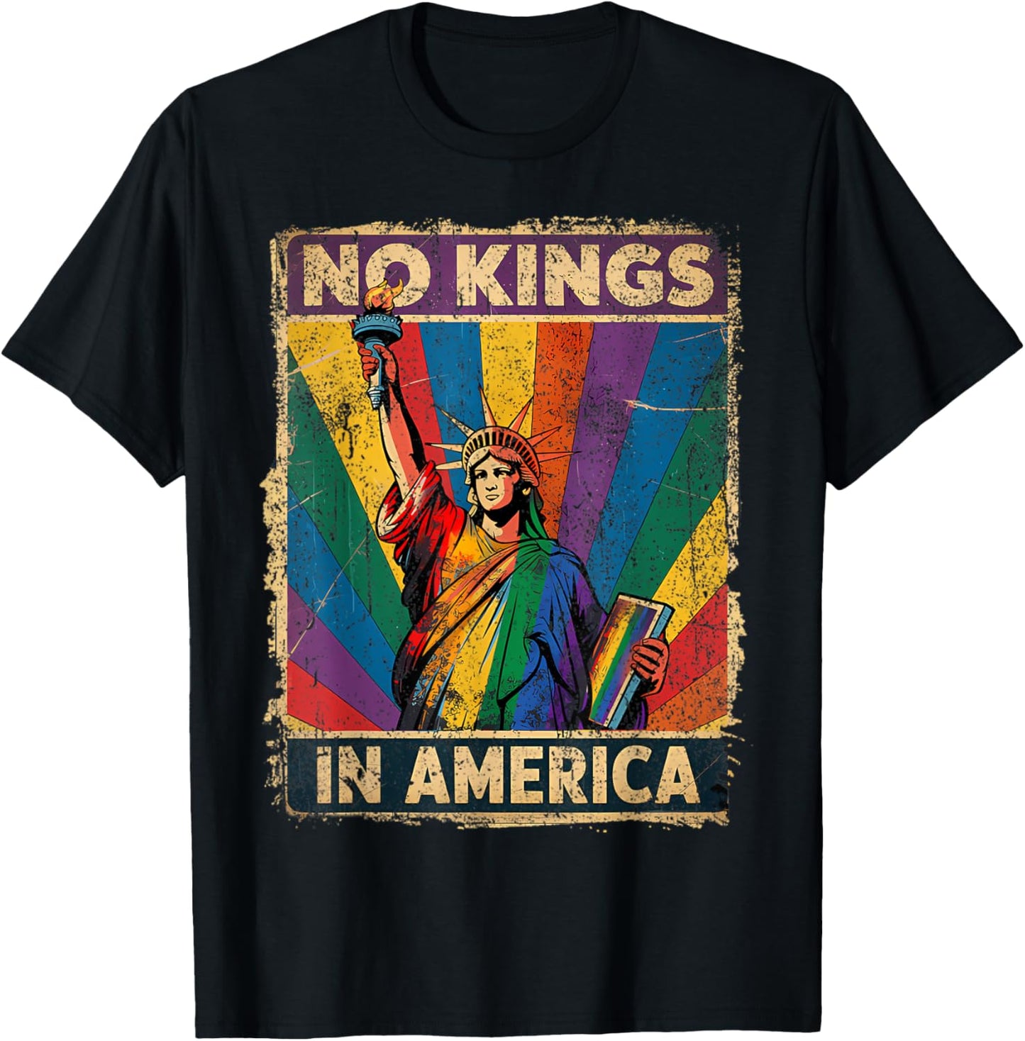 No Kings In America Lgbt Pride Month T-Shirt