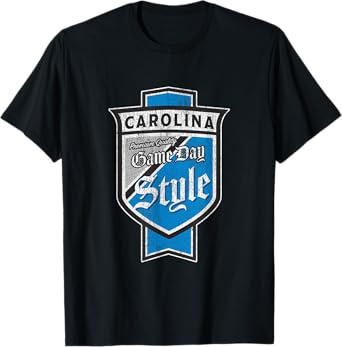 Faded Carolina Beer Label T-Shirt - Queen City Pride T-Shirt