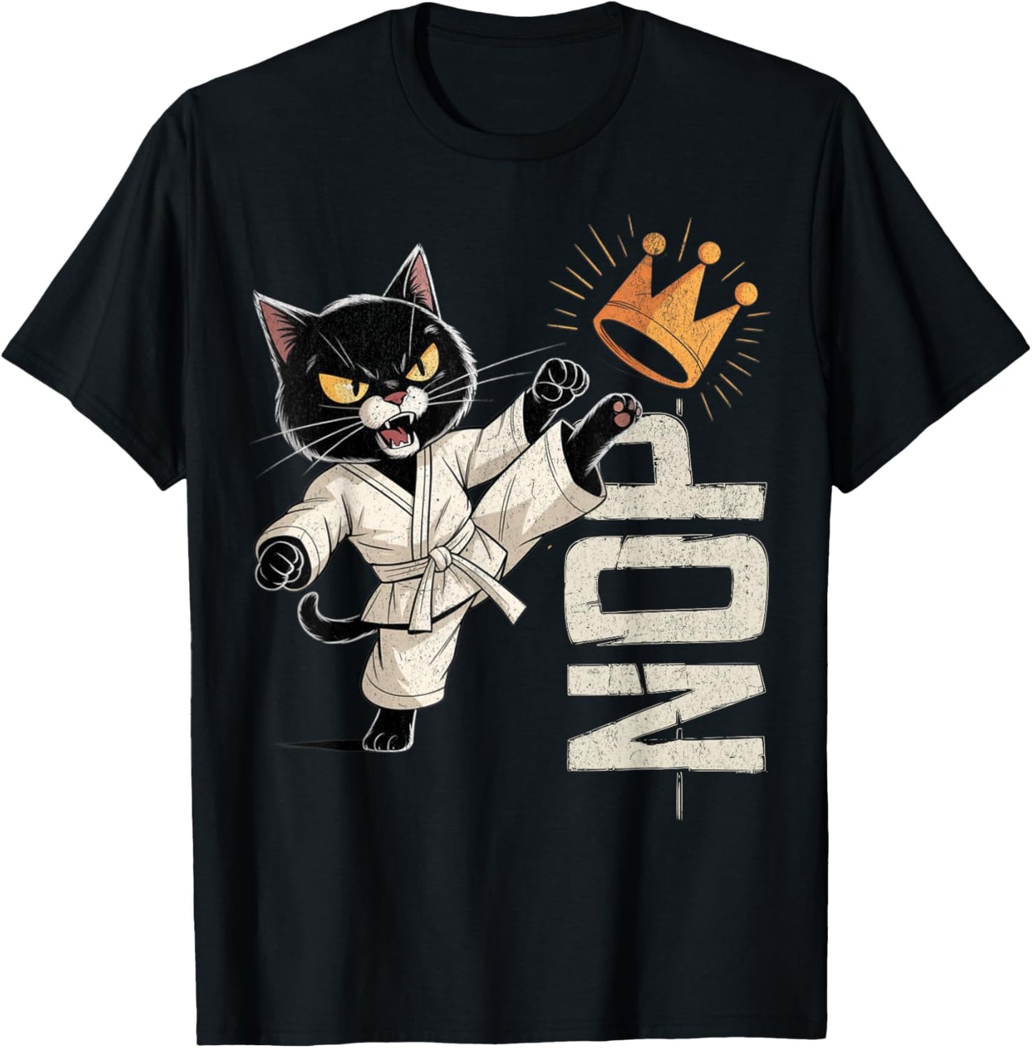 No Kings In America Funny Cat USA Protest Save Democracy T-Shirt