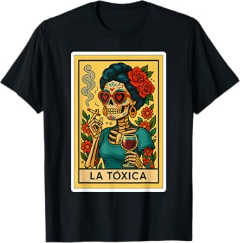 Spanish-Mexican Bingo Card Gifts Toxica Gifts - La Toxica T-Shirt