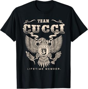 Team Cucci Lifetime Member - Cucci Name T-Shirt
