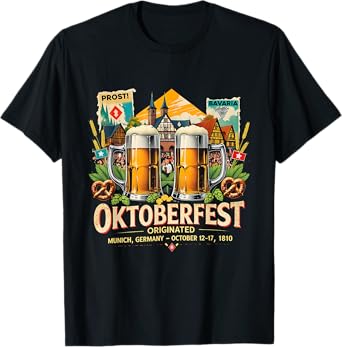 Oktoberfest Munich Germany Beer Festival 1810 Design T-Shirt