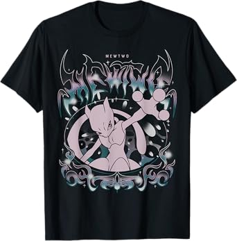 Pokémon - Mewtwo Grunge Oversized T-Shirt