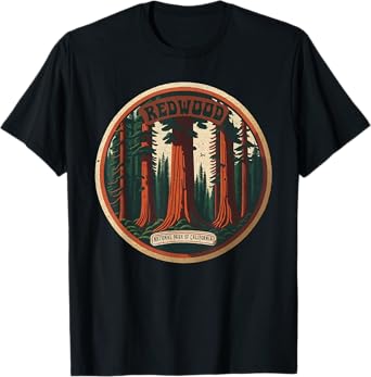 Redwood Humboldt 2025 California National Park Men Women T-Shirt
