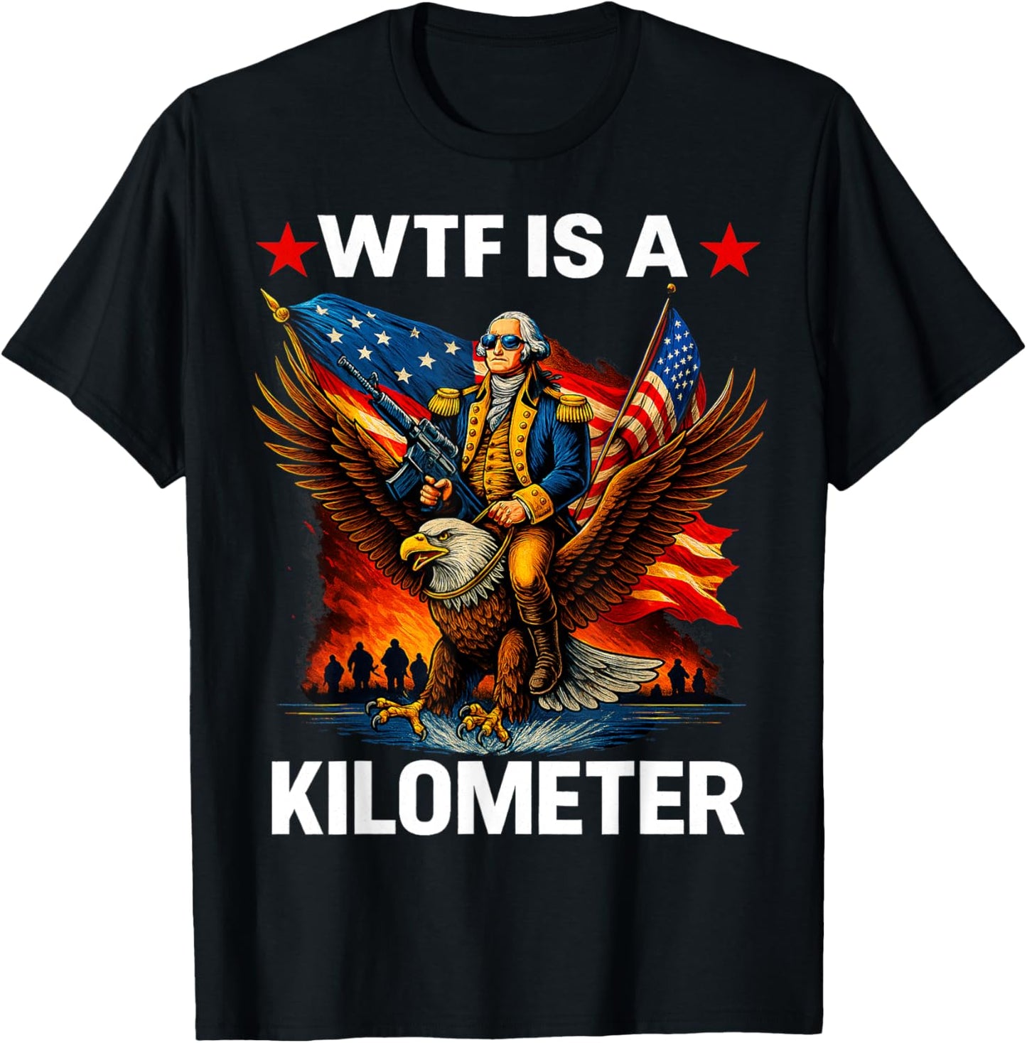 wtf is a kilometer eagle T-Shirt