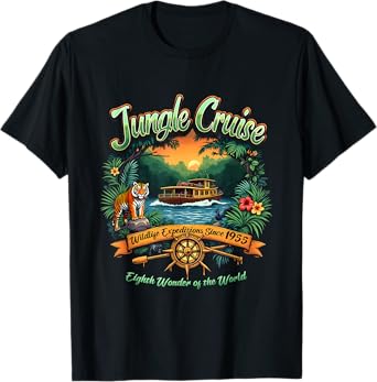 Wildlife VBS 2025 Park Cruise Trip Vintage Jungle T-Shirt