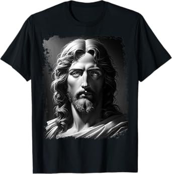 Jesus Christ Black White T-Shirt