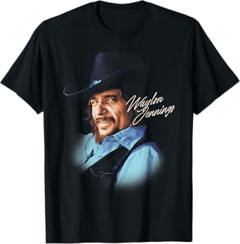 Waylon Jennings - Portrait T-Shirt