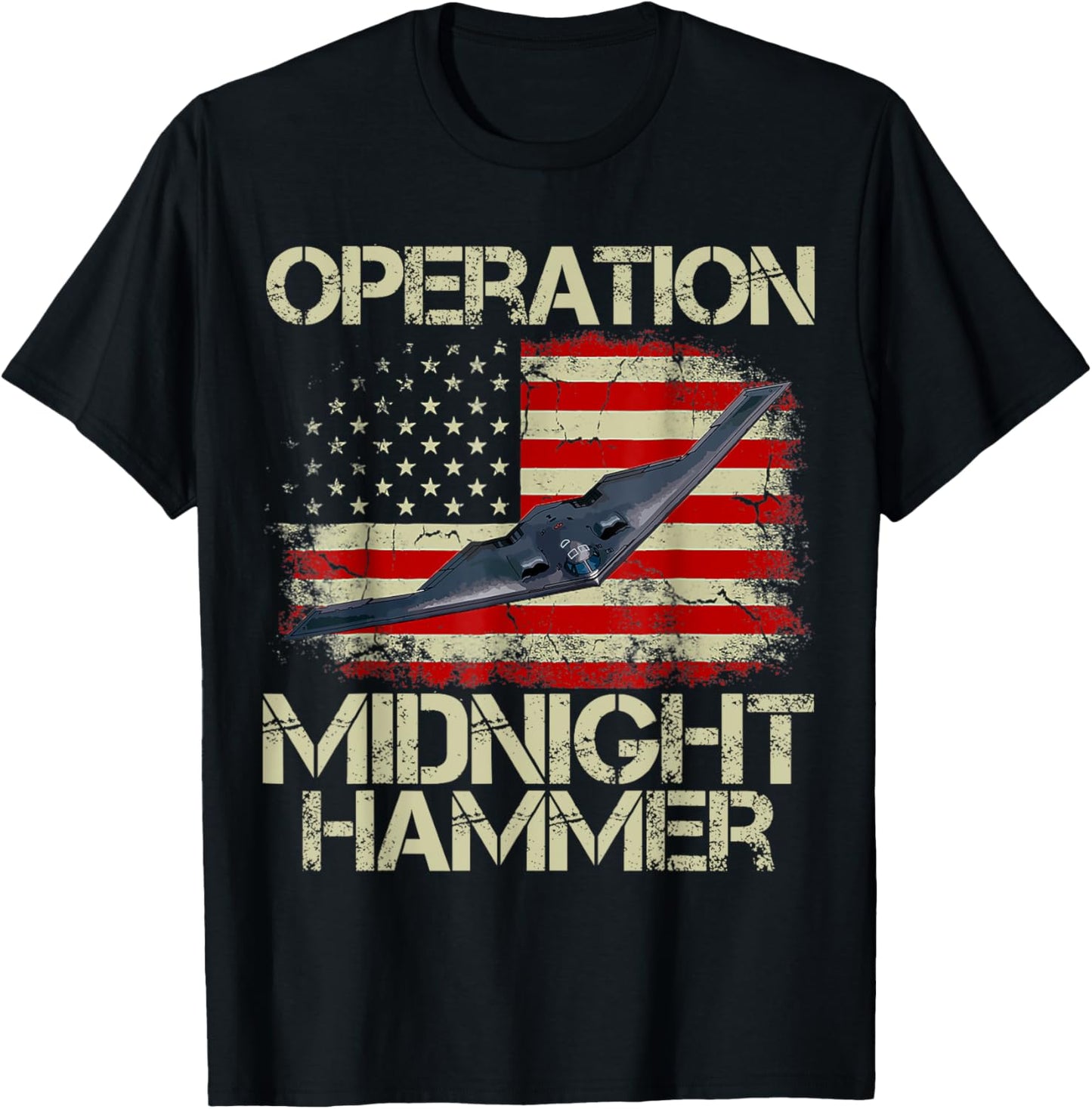 B-2 Stealth Jet Shirt Operation Midnight Hammer T-Shirt