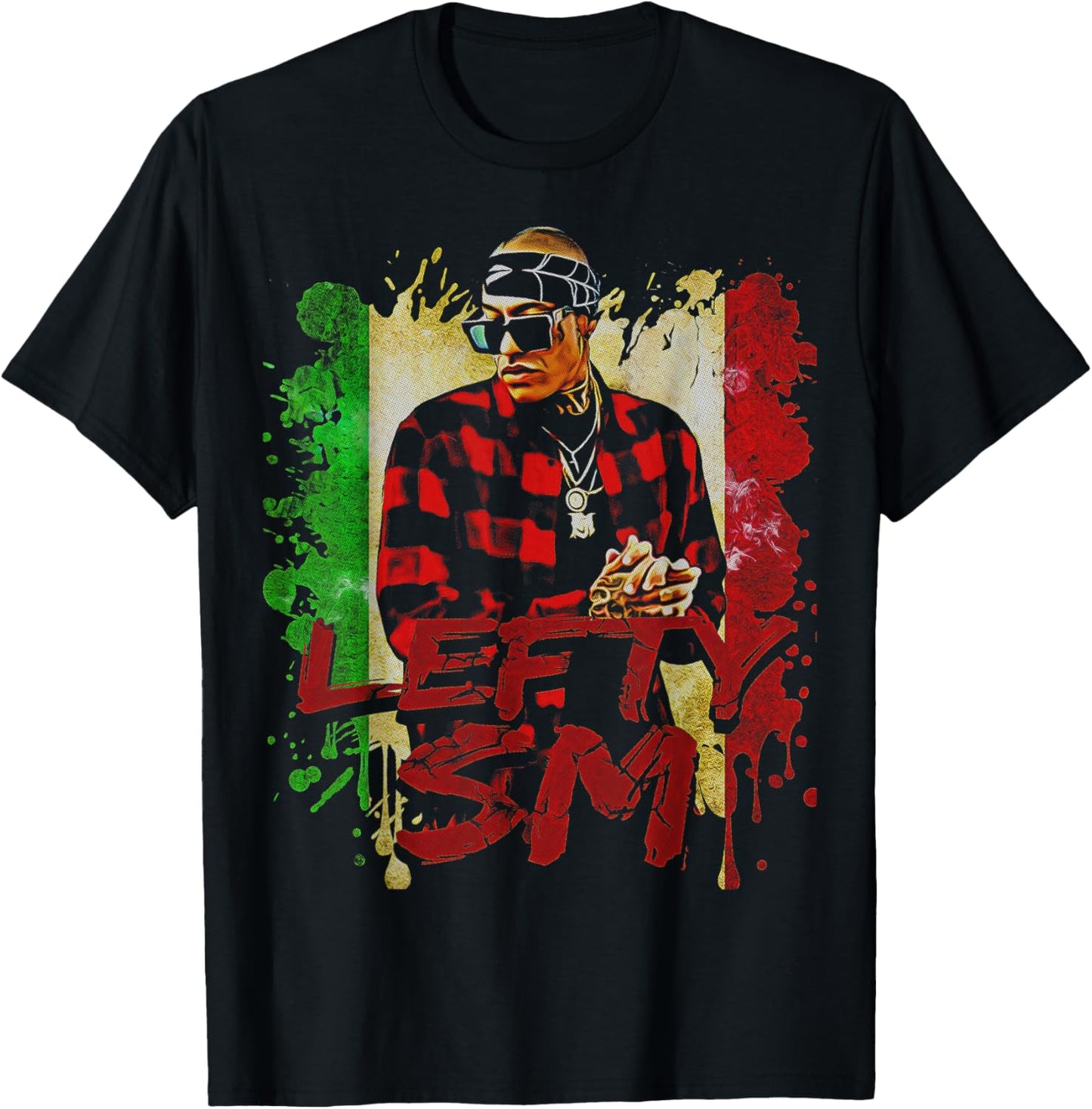 Soy Mexicano Esa Es Mi Bandera Mexican Rapper Lefty SM T-Shirt