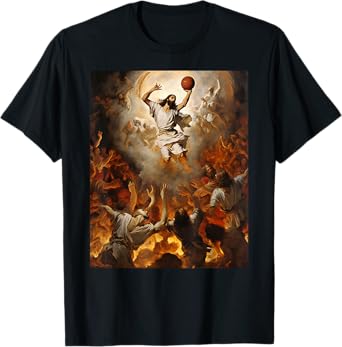 Jesus Playing Basketball T-Shirt