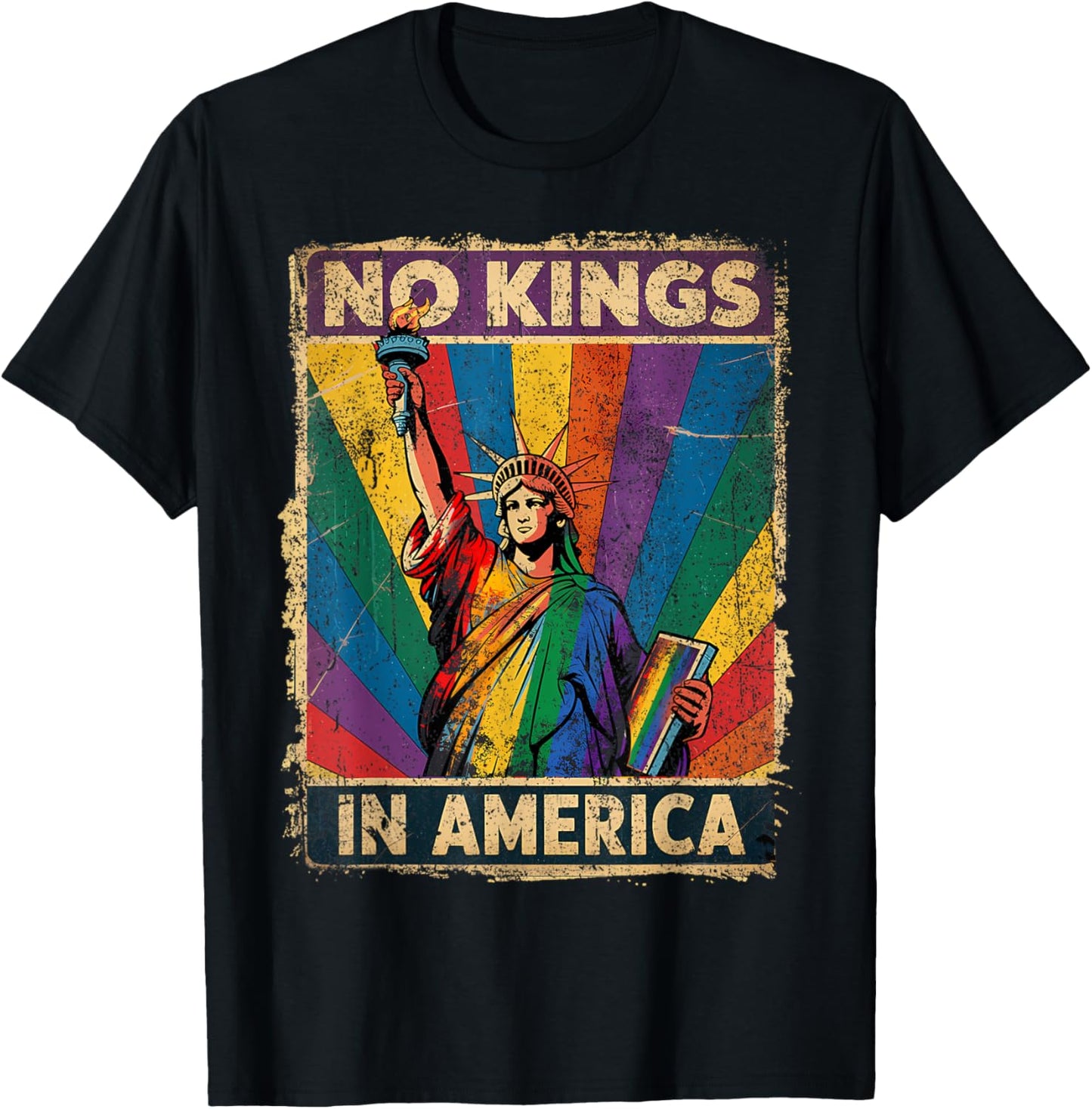 No Kings In America Shirt LGBT for Women Men T-Shirt