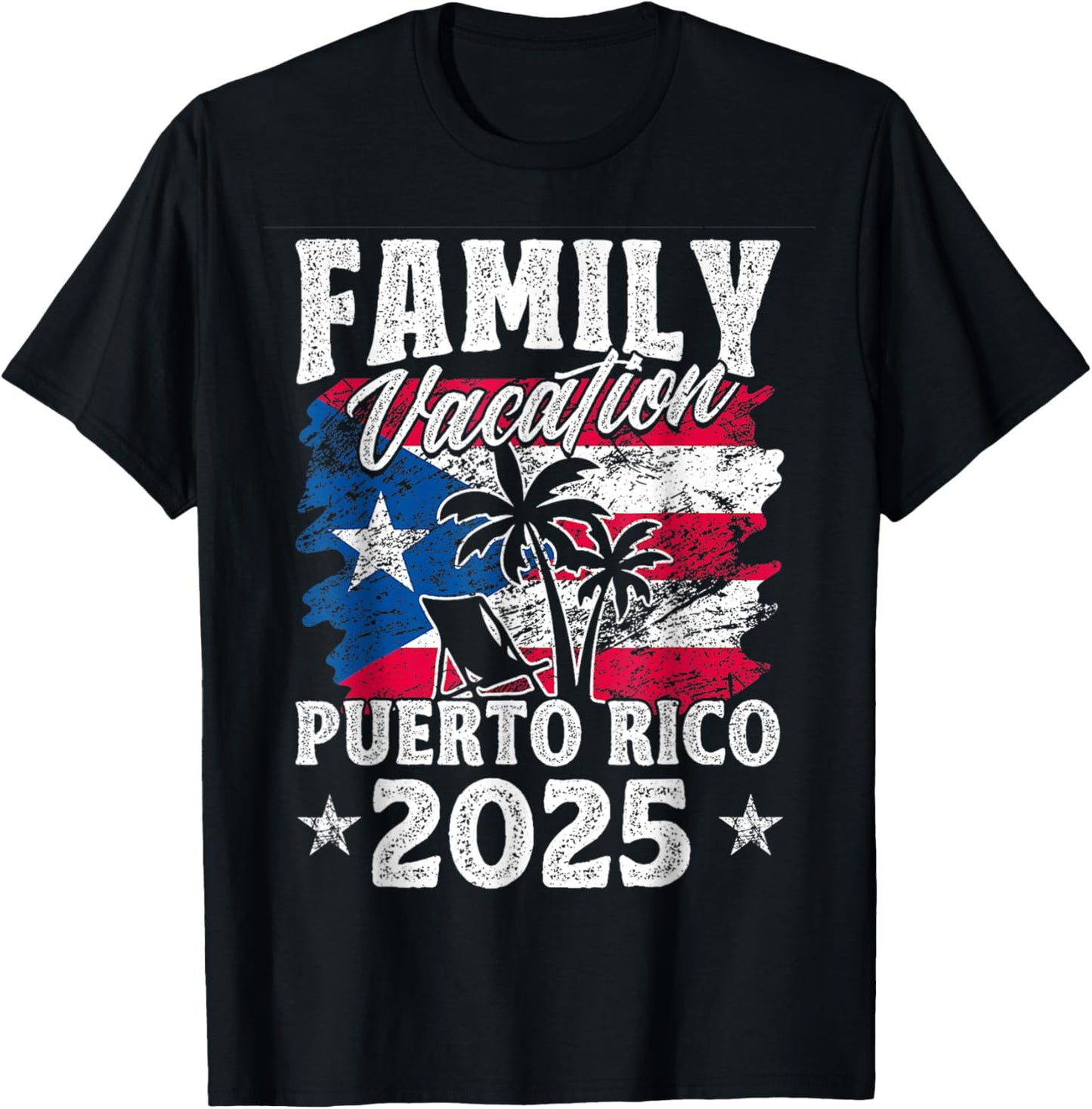 Family Vacation Puerto Rico 2025 Beach Summer Vacation T-Shirt