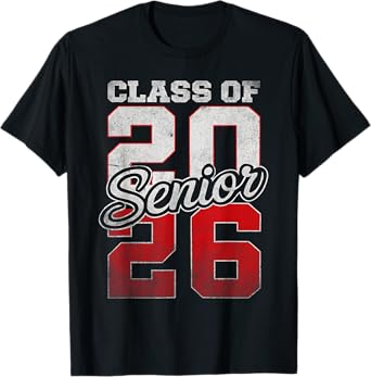 Senior 2026 Graduation My Last First Day Of Class Of 2026 T-Shirt