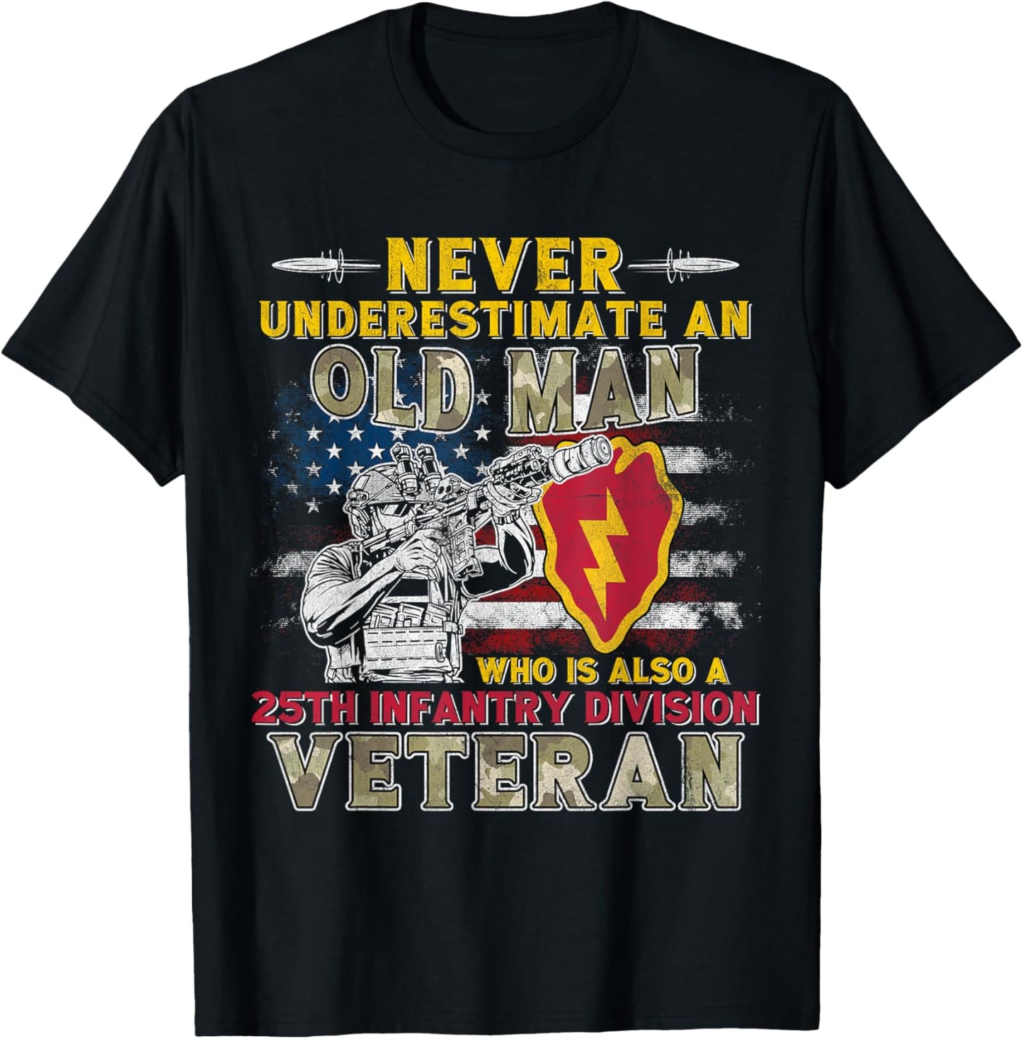 25th Infantry Division Veteran Schofield Barracks Hawaii Tee T-Shirt