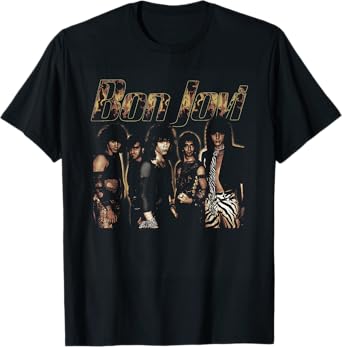 Official Bon Jovi Flames T-Shirt