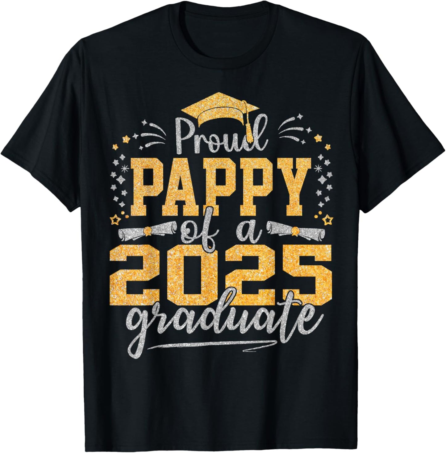 Proud Pappy of a 2025 Graduate Class of 2025 Senior T-Shirt