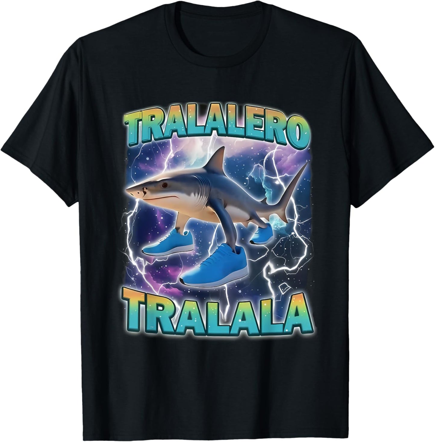 Tralalero Tralala Italian Brainrot Funny Shark Meme Kids T-Shirt