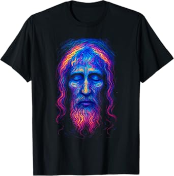 Shroud of Turin Inspired Face of Jesus Art T-Shirt