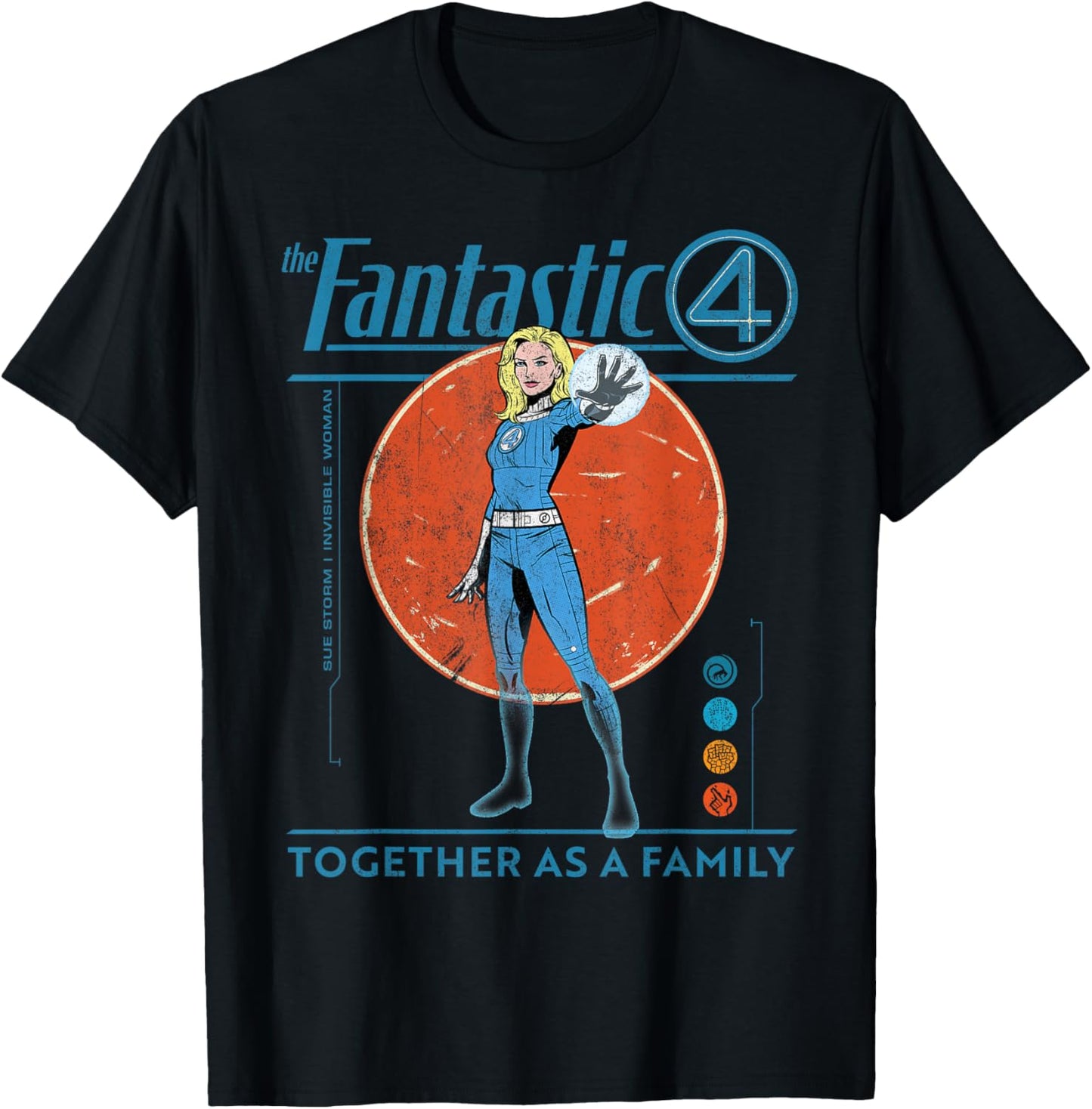 First Steps The Invisible Woman Retro T-Shirt
