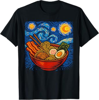 Novelty Ramen Drawing Men Women Kids Funny Ramen T-Shirt