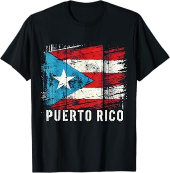 Puerto Rico Flag Heritage Month Hispanic Boricua Rica T-Shirt