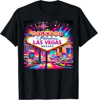 Las Vegas Nevada Design Gifts Men Women Las Vegas Souvenir T-Shirt