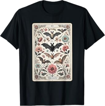 The Bats Tarot Card Halloween Spooky Season Trick Or Treat T-Shirt