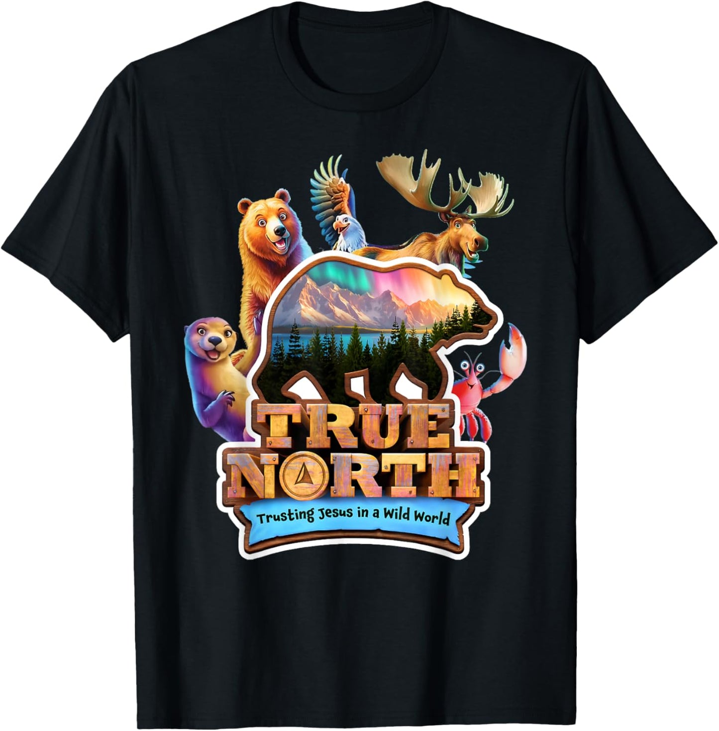 True North VBS 2025 Trusting Jesus Christian Camp T-Shirt