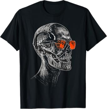 Zombie Costume Halloween Graphic Sunglasses Art Zombie T-Shirt