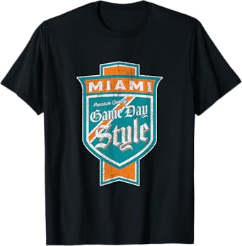 Faded Miami Beer Label T-Shirt - Miami-Dade County Pride T-Shirt