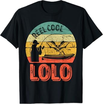 Reel Cool Lolo Shirt Fisherman Christmas Gift Father's Day T-Shirt