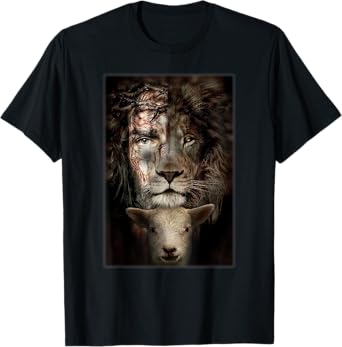 Jesus Lion Lamb Christian Lover T-Shirt