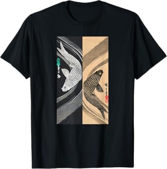 Japanese Art Fish Graphic Design 3 T-Shirt