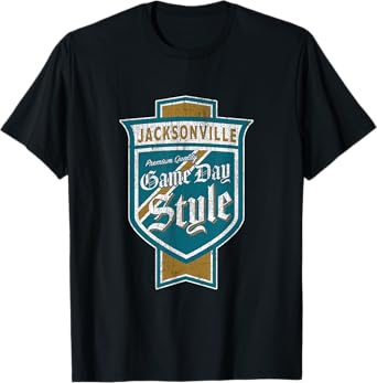 Faded Jacksonville Beer Label T-Shirt - Jacksonville Pride T-Shirt