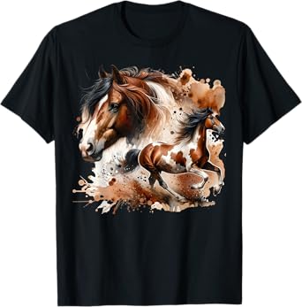Bay Paint Quarter Horses T-Shirt