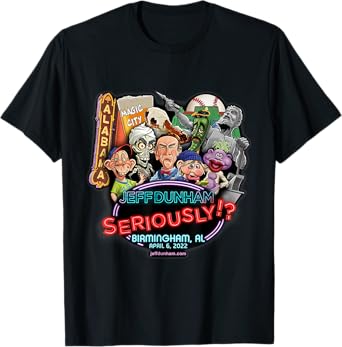 Jeff Dunham Birmingham, AL (2022) T-Shirt