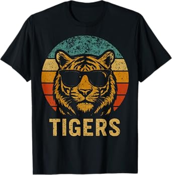Tigers Classic Throwback Gift for Men Women Kid Boy Girl T-Shirt