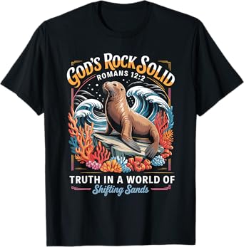 Breaker Rock Beach Christian God's Rock-Solid Truth VBS 2025 T-Shirt
