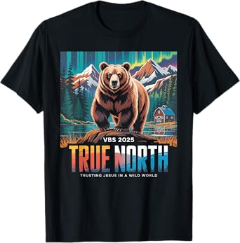 VBS 2025 True North Trusting Jesus Christian Summer T-Shirt