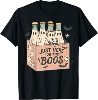Just Here for The Boos Halloween Ghost Beer T-Shirt