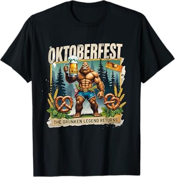 Oktoberfest Bigfoot The Drunken Legend Returns Beer Club T-Shirt
