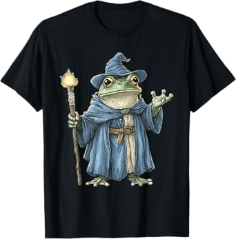 Frog Wizard Fantasy T-Shirt