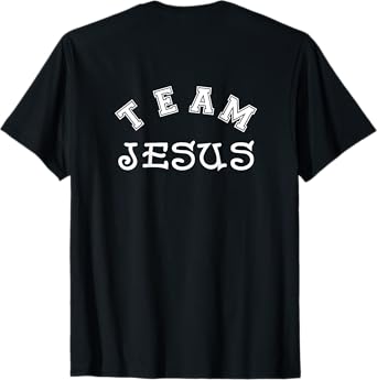 Team Jesus Back Print T-Shirt