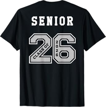 2026 SENIOR (ON BACK) JERSEY - 2026 SENIORS CLASS OF 26 N3 T-Shirt